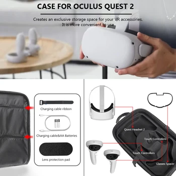 NOUA Rusie Greu care pleacă Caz de Stocare de Caz Husă de Protecție Sac geantă de transport pentru Oculus Quest 2/Oculus Quest All-in-one VR