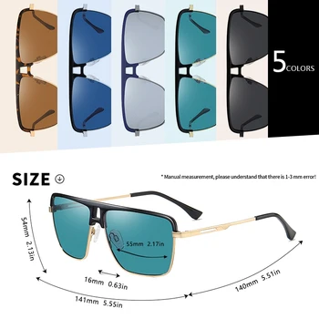 AOFLY Moda ochelari de Soare Polarizat Bărbați Femei Pătrat Supradimensionate de Conducere Oglindă Ochelari de Soare Pentru bărbați Ochelari de cal zonnebril heren UV400