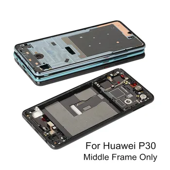 Mijlocul Cadru Doar Display LCD Bezel Înlocuitor pentru Huawei P30 P40 Lite Nova 5T Onoarea 20 20 S Piese de Locuințe de Mijloc Placă de Acoperire