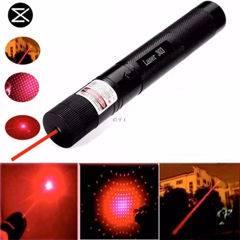 532nm 303 Rosu/Violet de Lumină Laser Pointer Pix cu Focalizare Reglabilă Vizibile Fascicul de 5mw