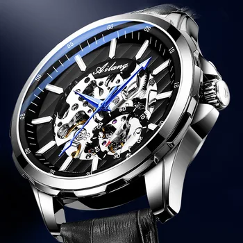 AILANG brand autentic 2020 nou ceas Elvețian bărbați ceas mecanic automatic cadran mare tourbillon tendință de brand bărbați ceas