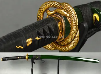 De înaltă Calitate Șarpe Tema TSUBA-Kașira-Fuchi-Menuki Katana Japoneză Sabie de Samurai DIY Cupru Montaj