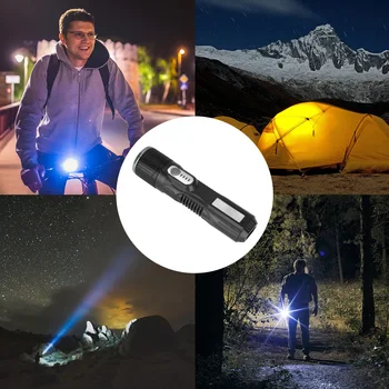 COB lanterna Lanterna USB Reîncărcabilă LED Lumina de Lucru Cu Trepied Reglabil Rotativ Zoom Pentru Camping în aer liber Reparații Auto Lampă