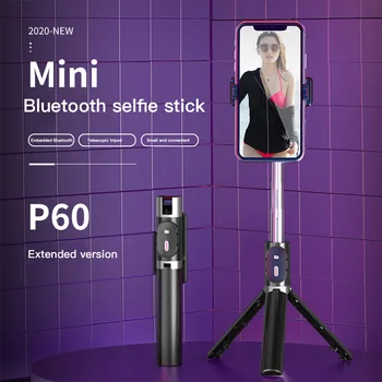 De înaltă calitate Roreta 3 in 1 Wireless Bluetooth Selfie Stick Pliabil Mini Trepied, Monopod Extensibil pentru iPhone IOS, Android P60