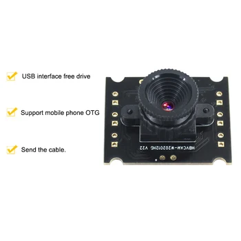 USB aparat de Fotografiat Module OV9726 CMOS 1MP 50 de Grade Lentile USB Modul Camera IP pentru Fereastra Android și Sistem Linux