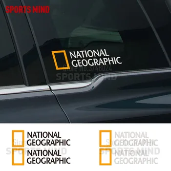 2 Bucati NATIONAL GEOGRAPHIC Masina Autocolant Decal Styling Auto Pentru Mercedes, Honda, Volkswagen, Renault, Seat, Nissan, Skoda Accesorii