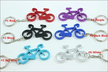 300pcs/lot sport din aluminiu cu bicicleta în formă de deschizator de sticle brelocuri,biciclete bere deschizator de inel.cadou de promovare