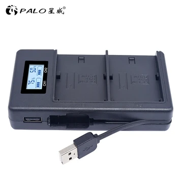 PALO LP-E6 LP E6 LPE6 USB aparat de Fotografiat rapid încărcător de baterie display LCD pentru Canon 5D Mark II III 7D EOS 60D 70D 6D 80D bateria