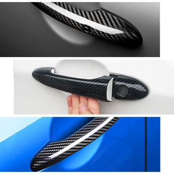 Fibra de Carbon negru mâner Auto Sau ABS Cromat Mânere Uși Acoperire pentru Peugeot Partner 2008~2018 Accesorii Auto Styling 2009 2010