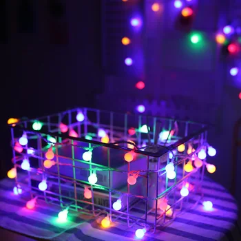 2M 10 LED Minge Mică Cald Pom de Crăciun Zână Lumina Led String Nunta Ghirlanda pentru Acasă de Anul Nou, Decoratiuni de Craciun Cadou