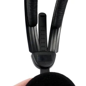 XQF Noul Negru Cu 2 Pini pentru Casti Casti cu Pivotare Microfon pentru Kenwood Baofeng UV-5R Două Fel de Radio