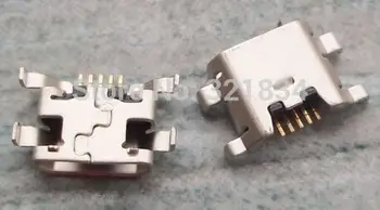 50pcs--500pcs/lot micro mini usb de încărcare de încărcare conector jack pentru ZTE Blade L2