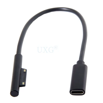 USB de Tip C Cablu de Încărcare pentru Microsoft Surface Pro 6 5 4 3 Dc Conector Adaptor Convertor Laptop Incarcator Cablu 20cm