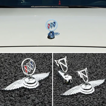 4 tipuri de Mașini Bonnet Capac Emblema Pentru Buick Regal GS Lacrosse Imagina Lea Avenir GL Enclavă Lesabre Avista Aliaj de Crom Decal