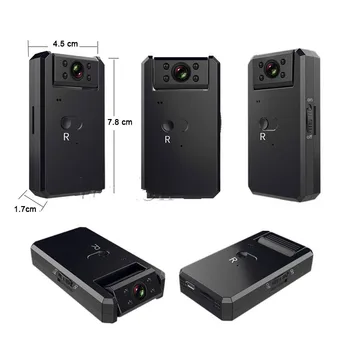Mini Camera WiFi 1080P HD Video Recorder Audio cu IR Noapte Viziune de Detectare a Mișcării Mici Wireless, camera Video mini cam