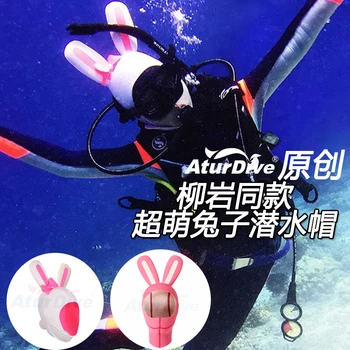 Protecție solară anti-uv 4mm submersibile capac desene animate personalitate submersibile snorkeling peruci Desene animate scufundări capac scufundări pălărie, costum de scufundări