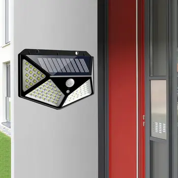 20/30/48/100 LED Senzor Solar Străzile Lumina Senzor de Mișcare PIR, Lumini de Perete rezistent la apa IP65 în aer liber, Grădină, Curte Lampă de Urgență