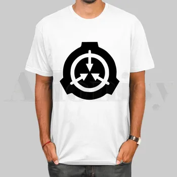 Fundația SCP Secure Conține Proteja Fan SCP Wiki Logo Inspirat Tricouri Femei și Bărbați T-shirt cu Maneci Scurte Tricou Streetwear