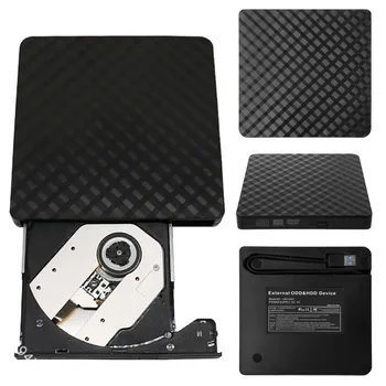 Ultra-slim Extern USB 3.0 CD-uri DVD-Rom Writer Rewriter Arzător Jucător de Transmisie de Date 5Gbps pentru Macbook Laptop PC