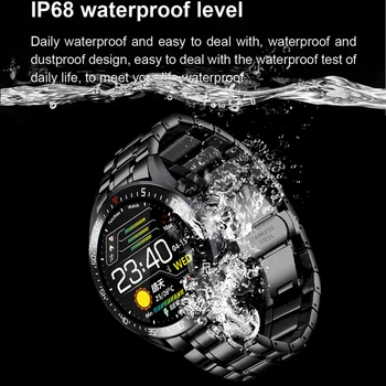 LIGE Nou Ceas Inteligent Bărbați smartwatch Pentru Android IOS Rata de Inima de Monitorizare a Presiunii arteriale IP68 rezistent la apa Full touch ecran Ceas