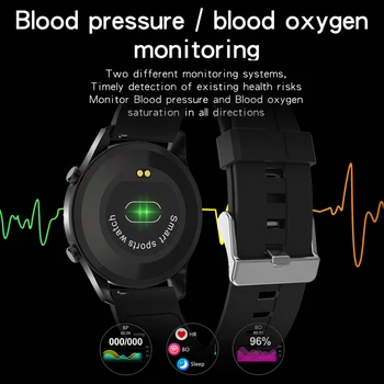 LIGE Nou Ceas Inteligent Bărbați smartwatch Pentru Android IOS Rata de Inima de Monitorizare a Presiunii arteriale IP68 rezistent la apa Full touch ecran Ceas