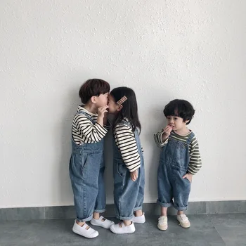 Uzura pentru copii 2020 Primăvara anului Nou Model de Blugi de Copii coreeană Băieți și Fete Drăguț Blugi General