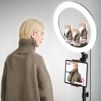 Mare Fotografice Inel de Lumină 18 inch Ringlight cu Stand pentru Studio Foto Iluminat YouTube Live Stream TikTok Video Selfie