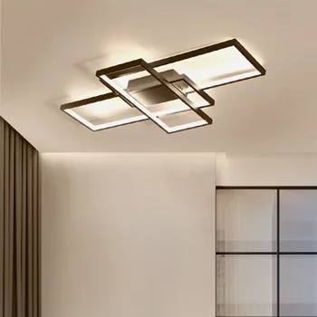 New Sosire Negru/Alb LED pentru Tavan Candelabru Pentru Studiu Living Dormitor Aluminiu cu Led-uri Moderne Plafon Candelabru