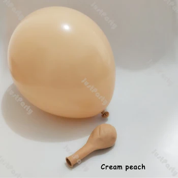 77pcs Blush Nude Crema de Piersici Ghirlanda Baloane Arcada Kit Decor de Nunta Gri Dublu Strat de Caise Balon Copil de Dus Decor