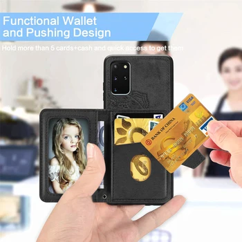 S20 Ultra Plus PU caz din piele magnetice carte de portofel telefon acoperă pentru Samsung galaxy s 20 s20ultra suport card de coque fundas de 20 de ani