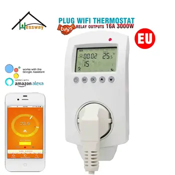 Smart plug UE WIFI încălzire termostat pentru 16A Electric de podea încălzită