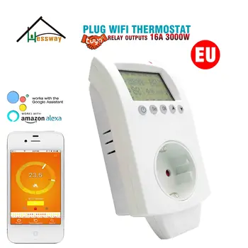 Smart plug UE WIFI încălzire termostat pentru 16A Electric de podea încălzită