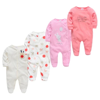 2020 Copil Nou-născut Băieți Salopetă Pijamale pentru Sugari Fete pentru Copii Haine cu Maneca Lunga, pijamale Copilul Salopete Baby Boy salopeta