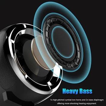 S518 Super Bass Speaker Bluetooth 6D Surround Wireless Portabil Coloana Pentru Comuter Difuzoare Muzica de Centru Subwoofer caixa de som