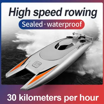 2.4 g 20 mile/oră viteză Mare Control de la Distanță cu Barca Versiune Imbunatatita de Răcire Răsturnare a Reseta Viteza Barca Joc de Apă Barca de Jucarie