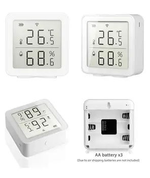 Smart WIFI de Acasă de temperatură și umiditate senzor inteligent acasă interioară de legătură inteligentă de temperatură și umiditate anormală senzor