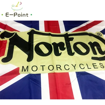 Britanic Norton Motociclete Pavilion 2ft*3 ft (60*90cm) 3ft*5ft (90*150 cm) Dimensiuni Decoratiuni de Craciun pentru Casa Pavilion Banner Cadouri
