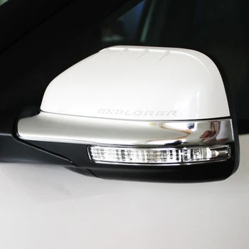 2 buc ABS Cromate Oglinzi Laterale Anti-freca Decor Protector car styling stickerrs pentru Ford Explorer 2011 - 2017 accesorii