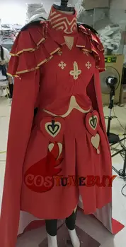 CostumeBuy Fire Emblem: ThreeHouses Cosplay Edelgard Von Hresvelg Fresberg Timp Skip Uniformă Costum De Halloween Costum Personalizat