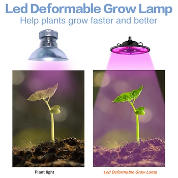 LED-uri Cresc Light 100W, 200W, 300W 400W Fito Lampa E27 Full Spectrum Planta cu LED-uri de Iluminat cu LED Floare în Creștere Cort E26 Fitolampy