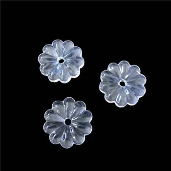 Toate Dimensiunile de Cristal Clar Rosettle Margele Forma de Crizantema Candelabru de Sticlă Piese Pentru Perdea DIY Decorare