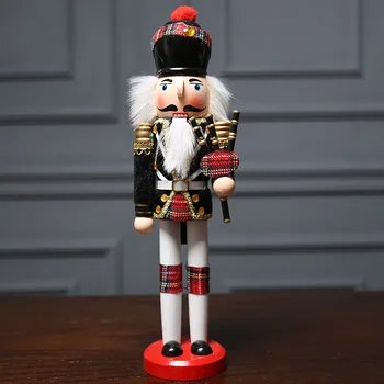 30cm Lemn spargatorul de Nuci Papusa Figurine Miniaturale de Epocă, Lucrări de Păpuși de Anul Nou Crăciun Ornamente de Decor Acasă Figurine
