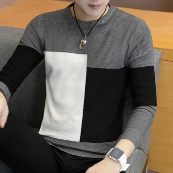 2020 nou pulover barbati versiunea coreeană de haine slăbire jacheta barbati moda tricotate pulover bărbați