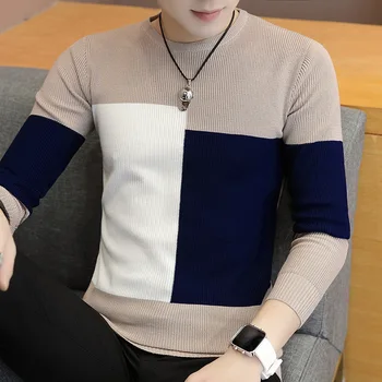 2020 nou pulover barbati versiunea coreeană de haine slăbire jacheta barbati moda tricotate pulover bărbați