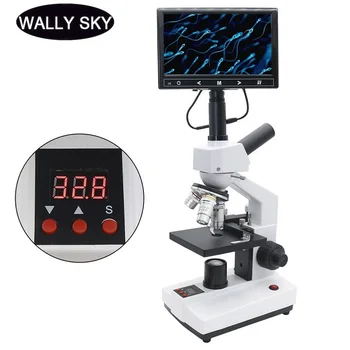 640X-1600X Microscop Digital HD pentru Inseminarea Artificială a Animalelor Sperma Sperma de Ou Observare Temperatură Constantă Microscop