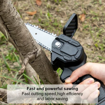 6 Inch 550W Electrice Ferăstrău cu Lanț pentru prelucrarea Lemnului Cutter Copac Grădină Tăiere Văzut exploatare Forestieră Instrument de Putere Drujba Cu 24V Acumulator Makita