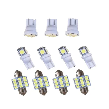 11 set LED-uri Albe Lumini Interior Pachet Hartă Dome Pentru Chrysler Town & Country 300 200 2000-2019
