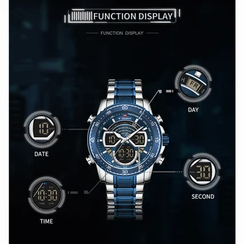 NAVIFORCE Militare Ceasuri Sport Pentru Barbati Cronograf Analog Cuarț ceas de mână de Om Luminos Impermeabil Ceas Relogio Masculino