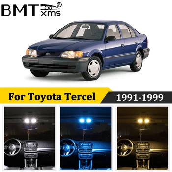 BMTxms 7Pcs Canbus Pentru Toyota Tercel 1991-1999 cu LED-uri Auto de Interior Dome Hartă Lumina Lămpii numărului de Înmatriculare Kit Accesorii Auto