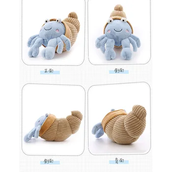 Hermit Crab Animal Jucărie de Pluș 35CM Jucarii de Plus pentru Copii Moale de Bumbac PP Copii Ziua de nastere Cadou de Crăciun